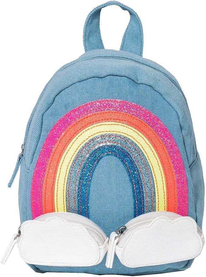 cat &amp; jack 女童彩虹牛仔背包,均码